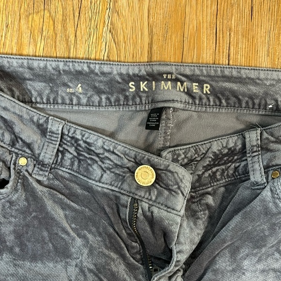 White House Black Market Velvet Skimmer Jeans - Picture 2 of 7